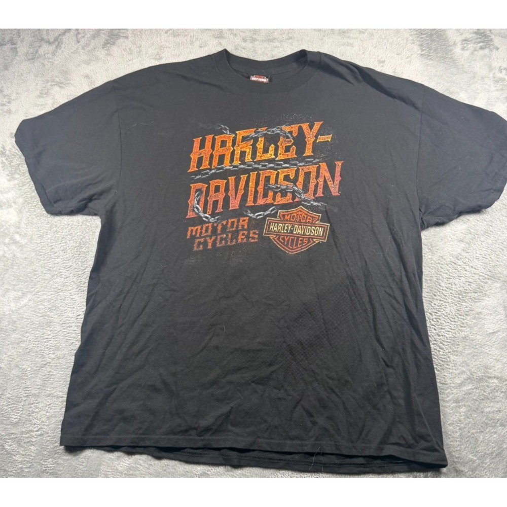 Harley Davidson Niagara Falls Canada T Shirt Mens 2XL Clare's Dealer Black Biker - Picture 2 of 7